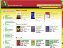 Tablet Screenshot of akanshapublishinghouse.com